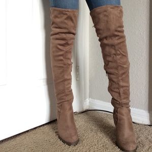 Over-the-Knee Platform Boots